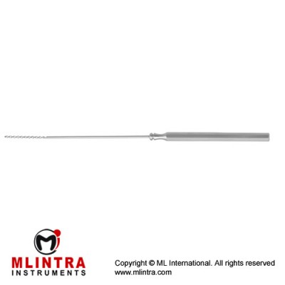 Cotton Applicator Round Spiral End Stainless Steel, 18 cm - 7" Working End Diameter 1.5 mm Ø